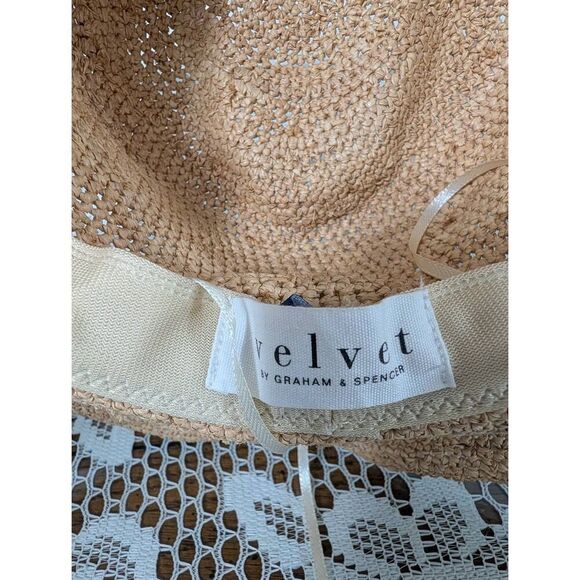 Velvet By Graham & Spencer Raffia hat